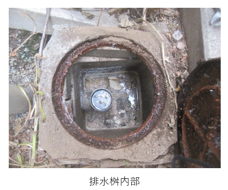 排水桝の陥没を点検で早期発見｜テナントの排水トラブル原因を特定