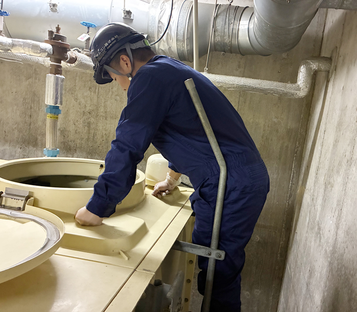 給水設備点検